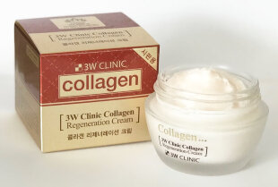 3W Clinic Регенерирующий крем для лица с коллагеном Collagen Regeneration Cream