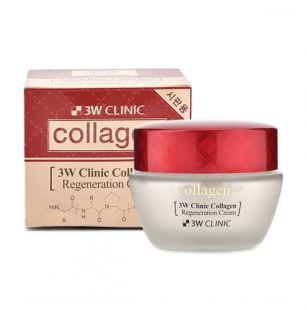 3W Clinic Регенерирующий крем для лица с коллагеном Collagen Regeneration Cream