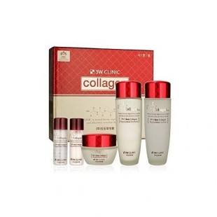 3W Clinic Лифтинг набор для лица с коллагеном Collagen Skin Care 3 Items Set