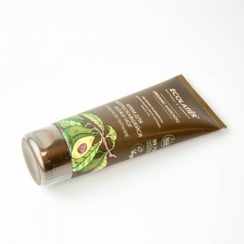 ECOLATIER GREEN Питательный крем для потрескавшейся кожи ног Organic Avocado, 100 мл.