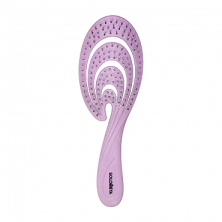 SOLOMEYA Гибкая био-расческа для волос РОЗОВАЯ ВОЛНА Solomeya Flex bio hair brush Pink Wave, 1 шт.