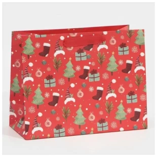 Пакет ламинированный горизонтальный «Магия зимы», MS 18 × 23 × 10 см