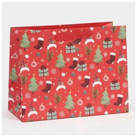 Пакет ламинированный горизонтальный «Магия зимы», MS 18 × 23 × 10 см