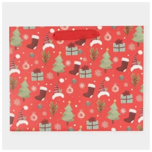 Пакет ламинированный горизонтальный «Магия зимы», MS 18 × 23 × 10 см