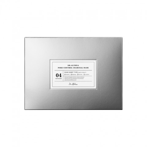 Dr.Althea Тканевая маска для сужения пор с древесным углем Pore-Control Charcoal Mask