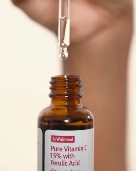 By Wishtrend Сыворотка-концентрат с витамином С 15% и феруловой кислотой Pure Vitamin C 15% with Ferulic Acid, 30 мл.