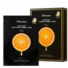 JMsolution Тканевая маска для лица с витамином c Glory Aqua Tocopherol Vitamin C Mask