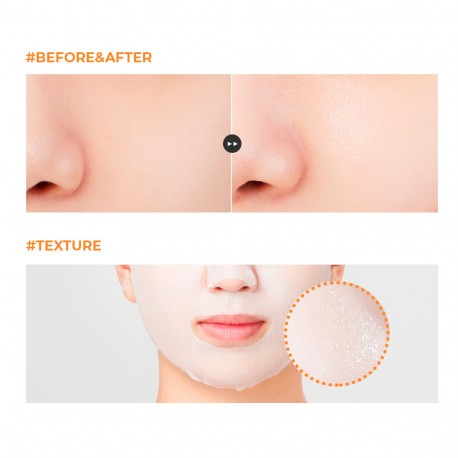 JMsolution Тканевая маска для лица с витамином c Glory Aqua Tocopherol Vitamin C Mask