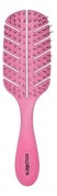 SOLOMEYA Массажная био-расческа для волос РОЗОВАЯ МИНИ Solomeya Scalp massage bio hair brush mini Pink, 1 шт.