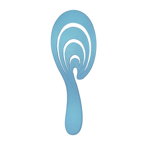 SOLOMEYA Гибкая био-расческа для волос ГОЛУБАЯ ВОЛНА Solomeya Flex bio hair brush Blue Wave, 1 шт.
