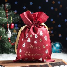 Мешок подарочный с завязками, 20*30 см