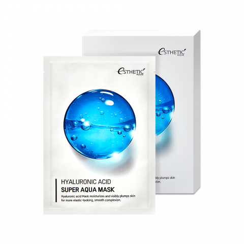 Esthetic House Увлажняющая тканевая маска для лица с гиалуроновой кислотой Hyaluronic Acid Super Aqua Mask