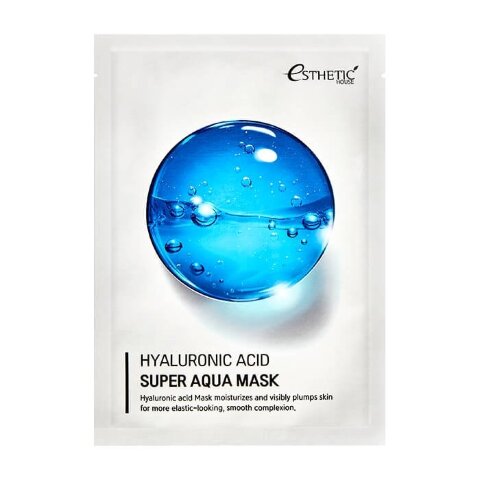 Esthetic House Увлажняющая тканевая маска для лица с гиалуроновой кислотой Hyaluronic Acid Super Aqua Mask
