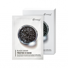 Esthetic House Тканевая маска для лица с чёрной икрой Black Caviar Prestige EX Mask
