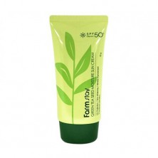 FarmStay Солнцезащитный крем для лица с зелёным чаем Green Tea Seed Moisture Sun Cream SPF50+ PA+++