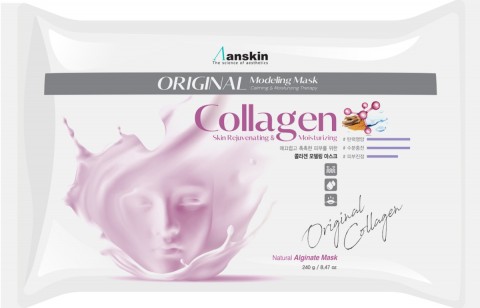 Альгинатная маска для лица Anskin с коллагеном Collagen Modeling Mask, 25 гр.