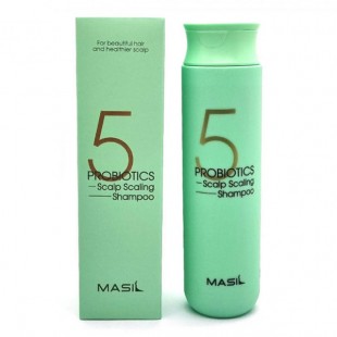 Masil Шампунь для глубокого очищения кожи головы с пробиотиками 5 Probiotics Scalp Scaling Shampoo, 300 мл.