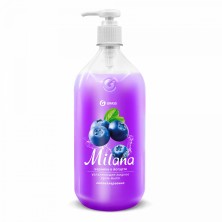 GRASS Milana Увлажняющее жидкое крем-мыло с ароматом черники в йогурте Moisturizing Liquid Cream Soap, 1000 мл.