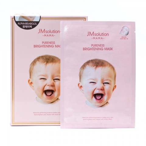 JMsolution Осветляющая маска для лица тканевая Mama Pureness Brightening Mask
