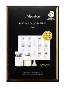 JMsolution Тканевая маска для лица с коллагеном Placen Collagen Mask Pure