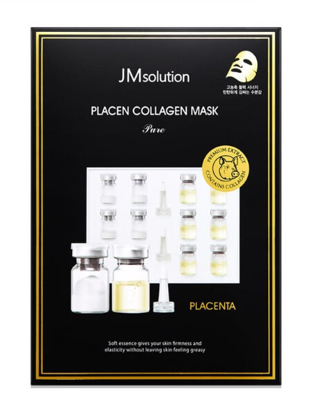 JMsolution Тканевая маска для лица с коллагеном Placen Collagen Mask Pure