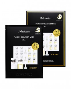 JMsolution Тканевая маска для лица с коллагеном Placen Collagen Mask Pure