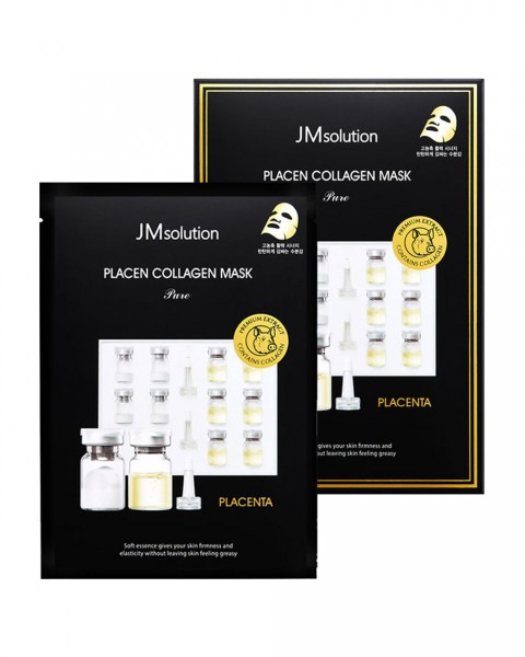 JMsolution Тканевая маска для лица с коллагеном Placen Collagen Mask Pure