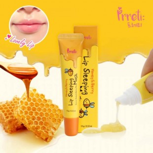 Prreti Ночная маска для губ с медом и ягодами Honey & Berry Lip Sleeping Mask