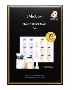 JMsolution Тканевая маска для лица с лошадиным жиром Placen Horse Mask