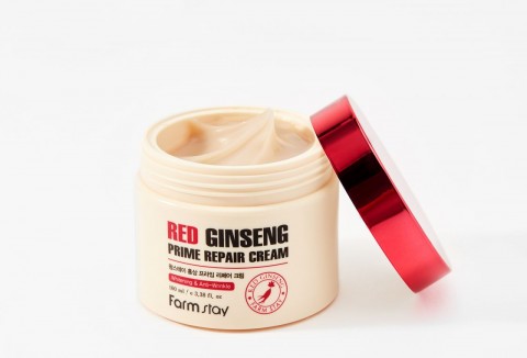 FarmStay Восстанавливающий крем для лица с красным женьшенем Red Ginseng Prime Repair Cream
