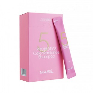 MASIL Шампунь для окрашенных волос с пробиотиками 5 Probiotics Color Radiance Shampoo Stick Pouch, 8 мл.