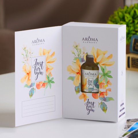 Aroma Harmony Диффузор открытка ароматическая Just for You "Весенний сад", 50 мл