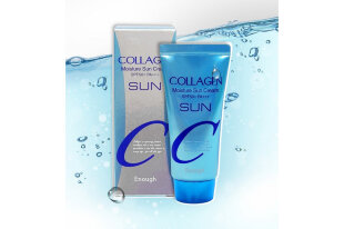 Enough Солнцезащитный увлажняющий крем для лица с коллагеном Collagen Moisture Sun Cream SPF 50+ PA+++ 