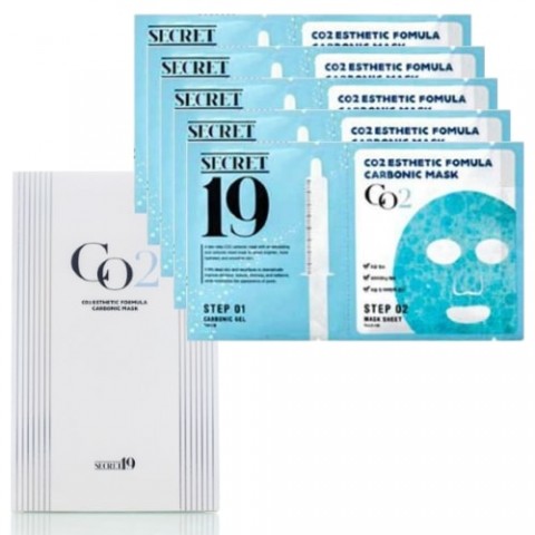 Карбокситерапия для лица Esthetic House CO2 Esthetic Formular Carbonic Mask, 5 шт.