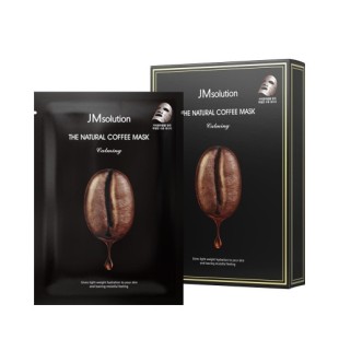 JMsolution Успокаивающая тканевая маска с экстрактом кофе The Natural Coffee Mask Calming
