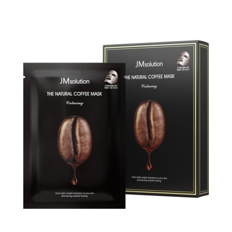 JMsolution Успокаивающая тканевая маска с экстрактом кофе The Natural Coffee Mask Calming 
