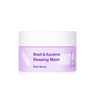 TIAM Успокаивающая ночная маска с азуленом и муцином улитки Snail & Azulene Sleeping Mask, 80 мл