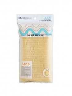 Sung Bo Cleamy Мочалка для душа Clean&Beauty Eco Corn Shower Towel, 25х100 см.