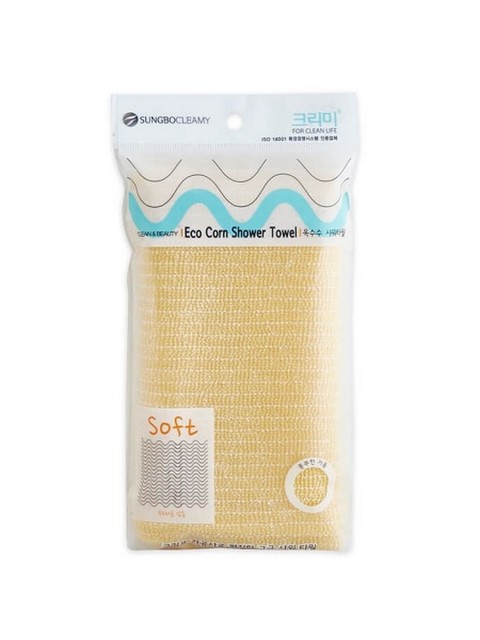 Sung Bo Cleamy Мочалка для душа Clean&Beauty Eco Corn Shower Towel, 25х100 см.