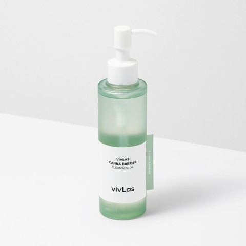 VIVLAS Гидрофильное масло для лица ЭКСТРАКТ КОНОПЛИ CANNA BARRIER CLEANSING OIL, 145 мл