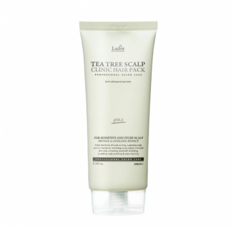 Маска-пилинг для кожи головы Lador с чайным деревом Tea Tree Scalp Clinic Pack, 200 мл.