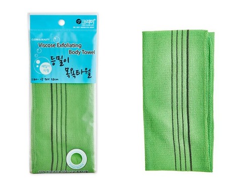 Sung Bo Cleamy Мочалка для душа Viscose Back Bath Towel, 28х90 см.