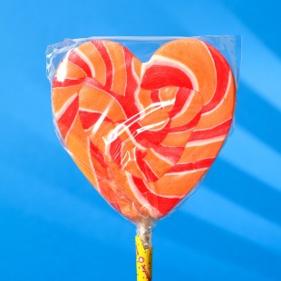 Страна леденцов Карамель на палочке 'Лолли сердце ' 70г микс