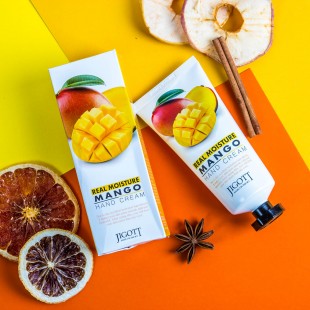 Jigott Увлажняющий крем для рук с манго Real Moisture Mango Hand Cream