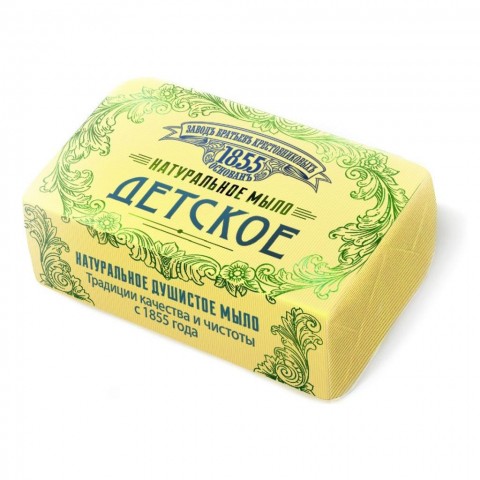 ЗАВОДЪ БРАТЬЕВЪ КРЕСТОВНИКОВЫХЪ Мыло натуральное детское душистое, 190 гр.