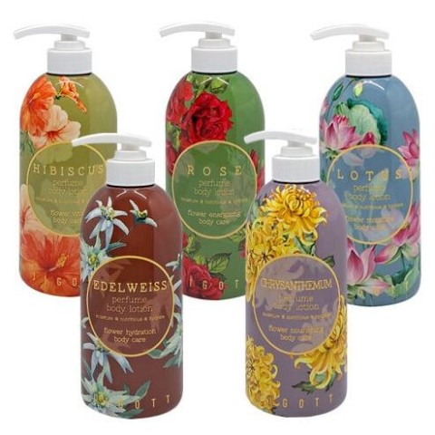 JIGOTT Парфюмированный лосьон для тела с хризантемой CHRYSANTHEMUM PERFUME BODY LOTION, 500 мл
