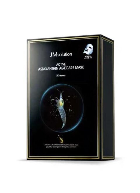 JMsolution Антивозрастная тканевая маска для лица с астаксантином Active Astaxantine Agecare Mask Prime