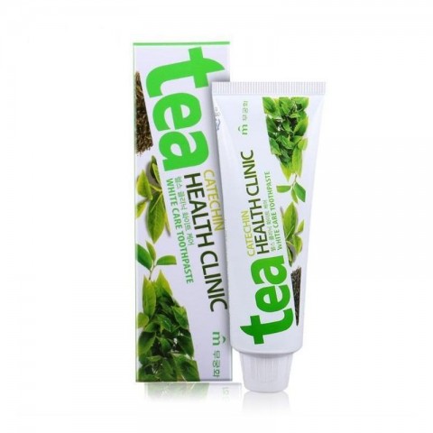 Отбеливающая зубная паста Mukunghwa с экстрактом зеленого чая Tea Catechin Health Clinic, 100 мл.