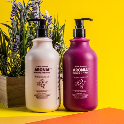 Evas Pedison Восстанавливающий шампунь для окрашенных волос с Аронией Institute Beaute Aronia Color Protection Shampoo, 500 мл.