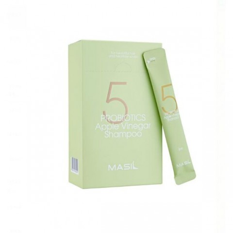 MASIL Шампунь против перхоти с яблочным уксусом 5 Probiotics Apple Vinegar Shampoo Stick Pouch, 8 мл.